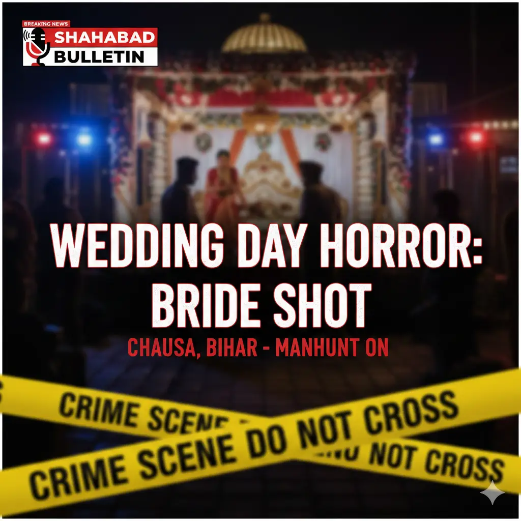 बक्सर में जयमाल के दौरान खूनी खेल: स्टेज पर चढ़कर दुल्हन को मारी गोली, सनकी आशिक ने खुशियों को मातम में बदला