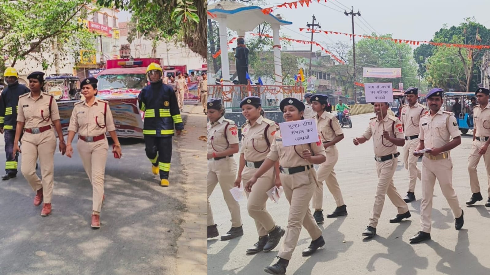 बक्सर में अग्निशमन विभाग का जन-जागरूकता अभियान: चूल्हा-दिया संभालकर जलाने की अपील