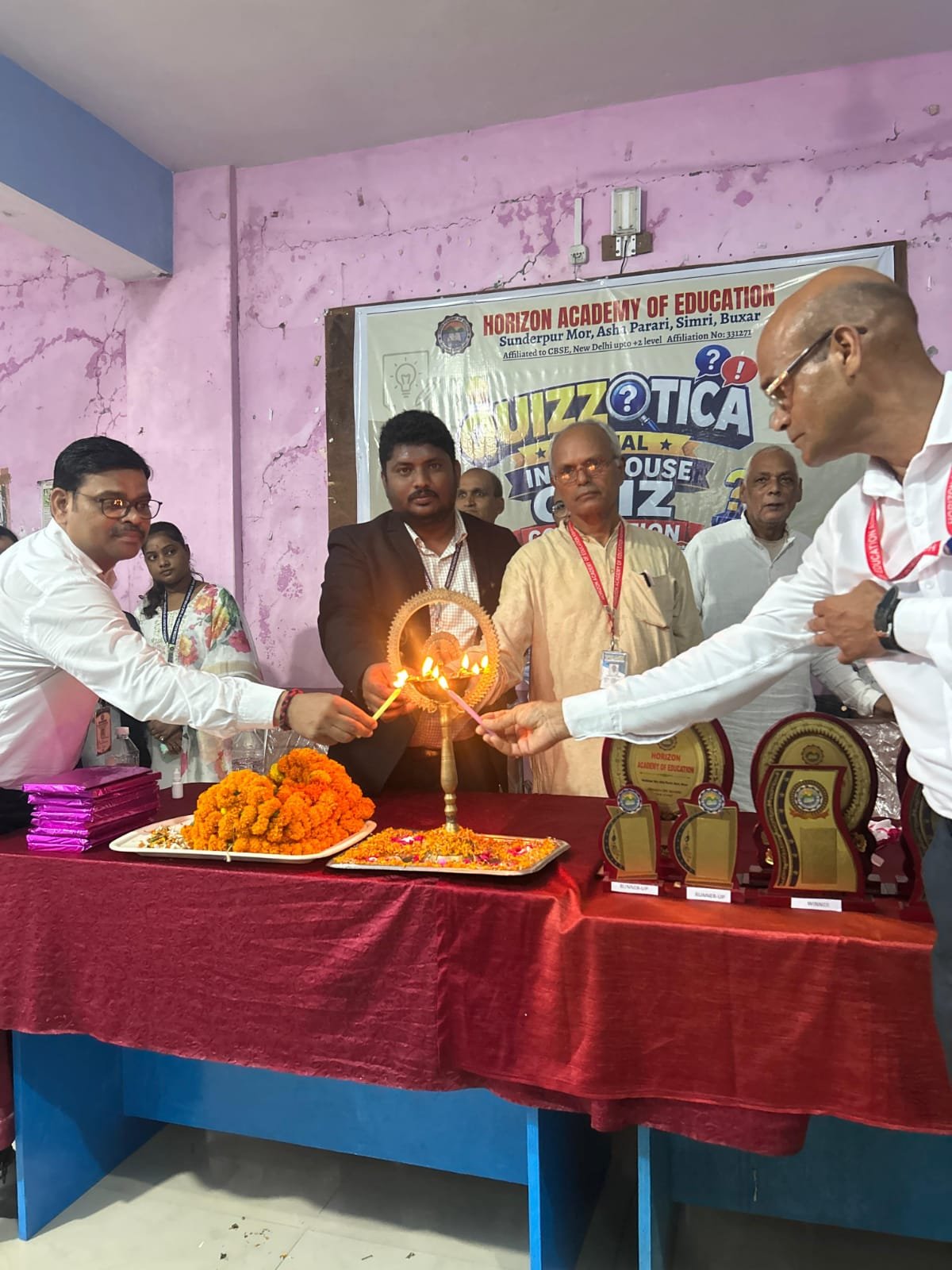 क्विज़ कॉम्पिटिशन में दिखा छात्रों का उत्साह: हॉराइजन एकेडमी में टैगोर और विश्वामित्र हाउस ने जीता खिताब